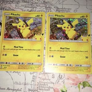 Pokémon cards, Pikachu cards